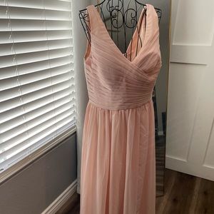 Soft pink formal dress